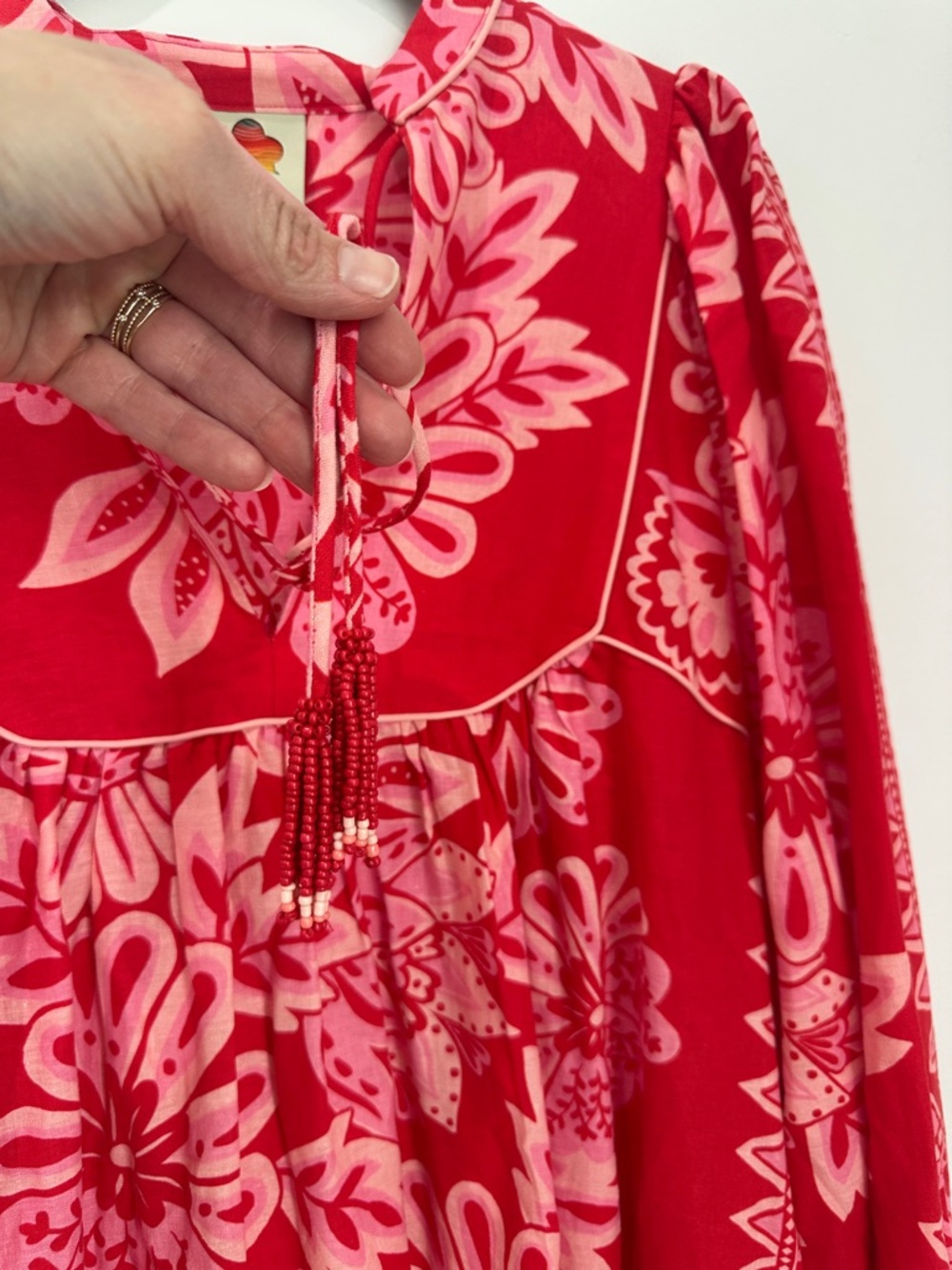 Farm Rio Tapestry Long Sleeve Mini Dress - Picture 3 of 5